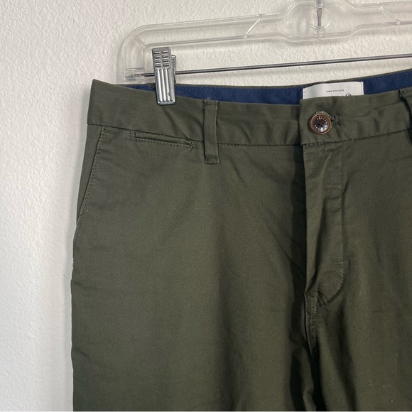 Scotch and Soda Stuart Olive Slim 5 Pocket Pants Trousers - Picture 2 of 6